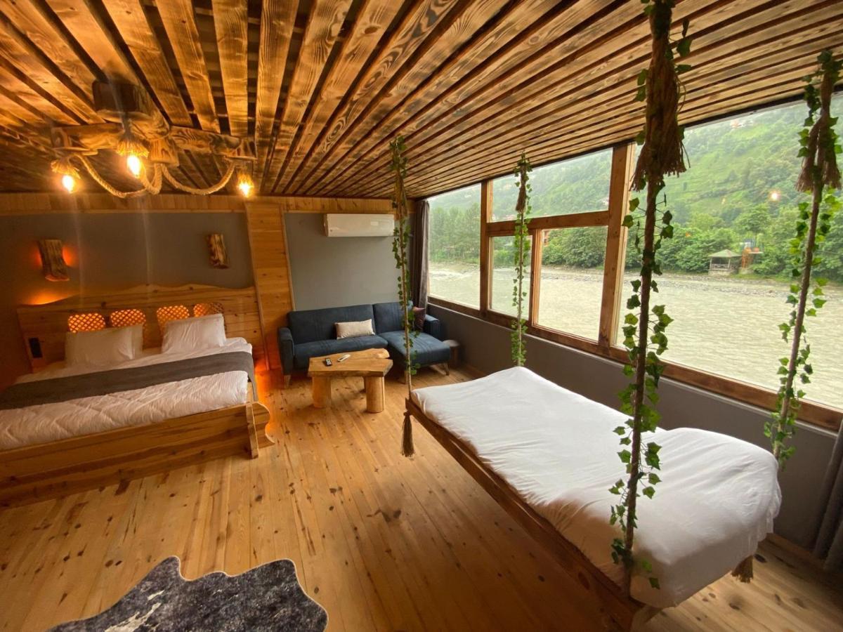 לינה וארוחת בוקר Ardeşen Heaven Vip Wooden Palace מראה חיצוני תמונה