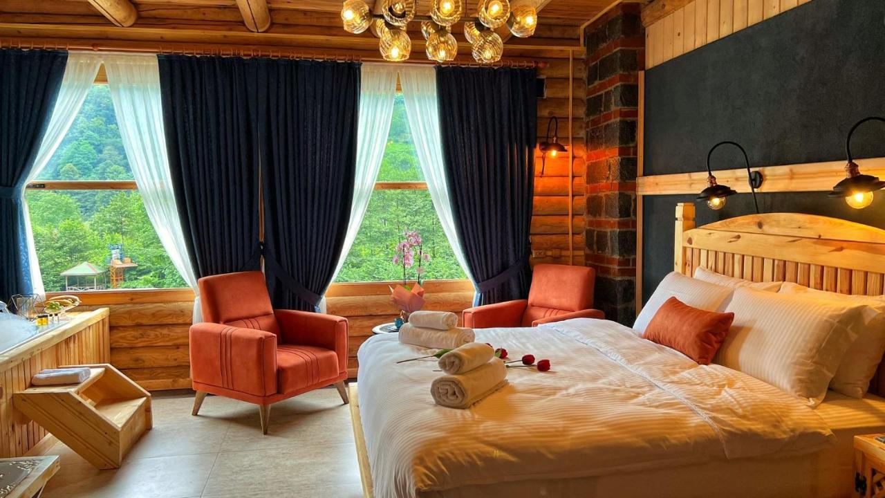 לינה וארוחת בוקר Ardeşen Heaven Vip Wooden Palace מראה חיצוני תמונה