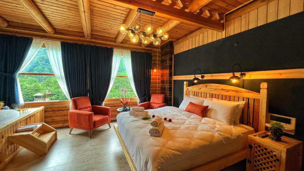 לינה וארוחת בוקר Ardeşen Heaven Vip Wooden Palace מראה חיצוני תמונה